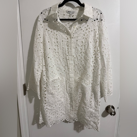 Veronica Beard White Eyelet Dress - Picture 3 of 3